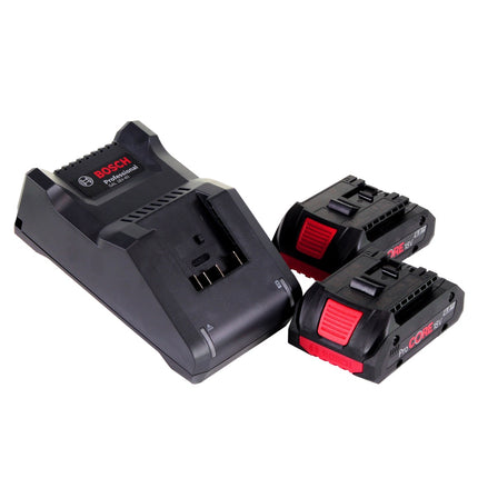 Bosch GSB 18V-55 Trapano a percussione professionale a batteria 18 V 55 Nm senza spazzole + 2x batteria ricaricabile ProCORE 4,0 Ah + caricabatterie + L-Boxx ( 06019H5304 )