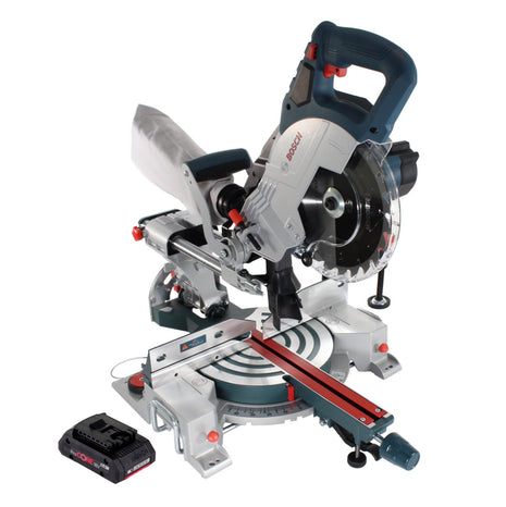 Bosch GCM 18V-216 Professional sierra tronzadora inalámbrica ingletadora 18 V 216 mm BITURBO Brushless + 1x batería ProCORE 4,0 Ah - sin cargador