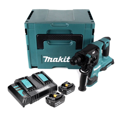 Makita DHR 280 CTJ marteau perforateur sans fil 36 V ( 2x 18 V ) 2,8 J SDS-plus Brushless+ 2x accu 5,0 Ah + double chargeur + Makpac