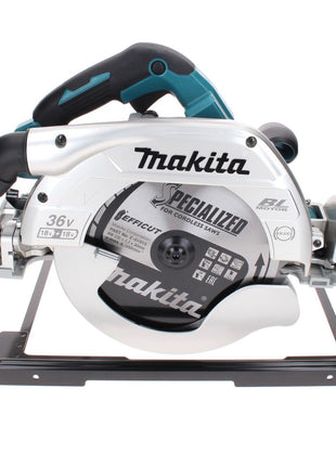 Sierra circular a batería Makita DHS 900 CT 36 V (2x 18 V) 235 mm sin escobillas + 2x batería 5,0 Ah + cargador doble