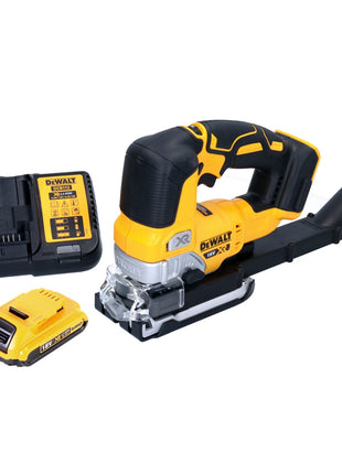 DeWalt DCS 334 D1 Akku Pendelhub Stichsäge 18 V Brushless + 1x Akku 2,0 Ah + Ladegerät - Toolbrothers