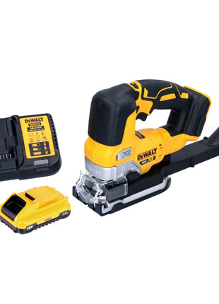 Sierra de calar pendular a batería DeWalt DCS 334 L1 18 V sin escobillas + 1x batería 3,0 Ah + cargador