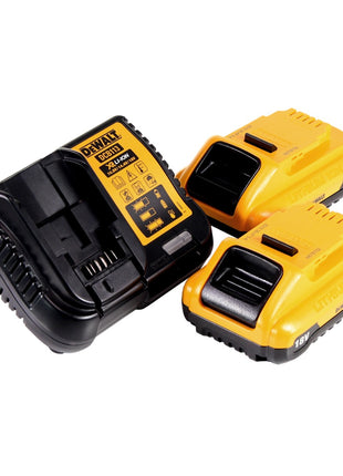 Sierra de calar pendular a batería DeWalt DCS 334 L2 18 V sin escobillas + 2x baterías 3,0 Ah + cargador