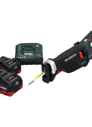 Metabo SSEP 18 LTX BL MVT Akku Säbelsäge 18 V Brushless + 2x Akku 5,5 Ah + Ladegerät