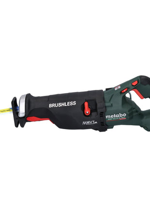 Scie sabre à batterie Metabo SSEP 18 LTX BL MVT 18 V sans balais + 2x batterie 8,0 Ah + chargeur