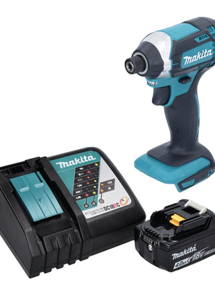 Makita DTD 152 RM1 Atornillador de impacto inalámbrico 18 V 165 Nm + 1x batería 4,0 Ah + cargador