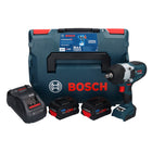 Bosch GDS 18V-1000 C Profesjonalna akumulatorowa wkrętarka udarowa 18 V 1000 Nm BITURBO Brushless + 2x akumulator ProCORE 8,0 Ah + ładowarka + moduł Bluetooth GCY 42 + L-Boxx ( 06019J8002 )