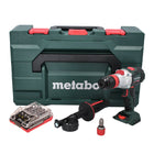 Metabo SB 18 LTX BL Q I Akumulatorowa wiertarko-wkrętarka udarowa 18 V 130 Nm bezszczotkowa + zestaw bitów 32 szt. + metaBOX - bez akumulatora, bez ładowarki