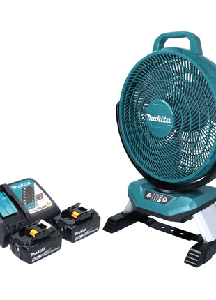 Makita DCF 301 RG Akku Ventilator Lüfter 18 V 33 cm + 2x Akku 6,0 Ah + Ladegerät - Toolbrothers