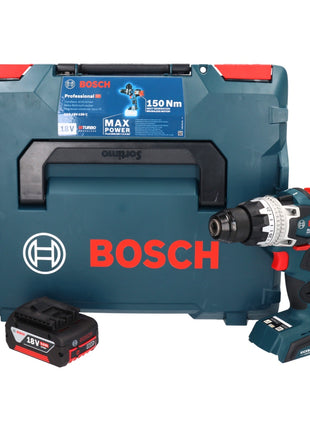 Bosch GSR 18V-150 C Professional Akku Bohrschrauber 18 V 150 Nm Biturbo Brushless + 1x Akku 5,0 Ah + L-Boxx - ohne Ladegerät - Toolbrothers