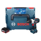 Bosch GSB 18V-150 C Trapano a percussione professionale a batteria 18 V 150 Nm Biturbo Brushless + 1x batteria ricaricabile 5.0 Ah + L-Boxx - senza caricabatterie