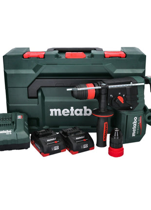 Metabo KH 18 LTX BL 28 Q Akumulatorowa wiertarko-wkrętarka udarowa 18 V 3 J SDS plus Brushless + 2x akumulator 4,0 Ah + ładowarka + metaBOX