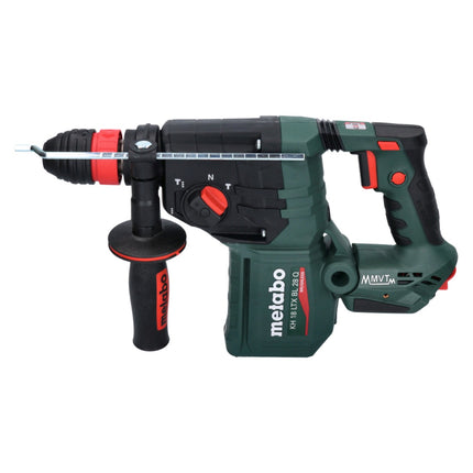 Metabo KH 18 LTX BL 28 Q Trapano a percussione a batteria 18 V 3 J SDS plus Brushless + 2x batteria 10,0 Ah + caricabatteria + metaBOX