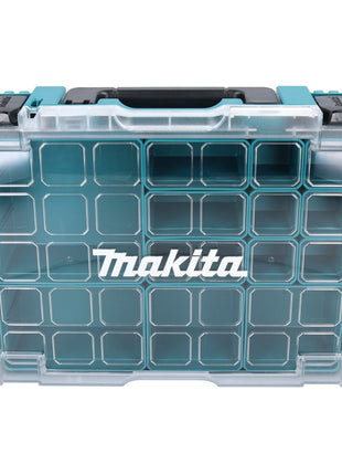 Makita MAKPAC 1 Organizer Set 2x mallette pour petites pièces 395 x 295 x 110 mm (2x 191X80-2) avec 13x insert de boîte