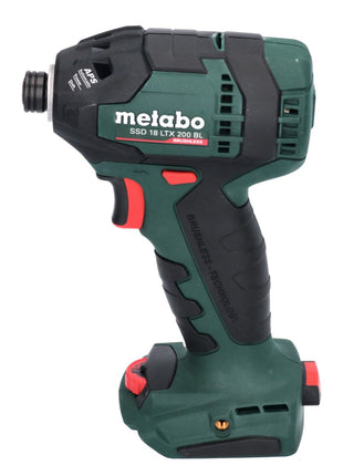 Metabo SSD 18 LTX 200 BL Akku Schlagschrauber 18 V 200 Nm 1/4" Brushless + 1x Akku 4,0 Ah + metaBOX - ohne Ladegerät