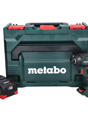 Metabo SSD 18 LTX 200 BL Akku Schlagschrauber 18 V 200 Nm 1/4" Brushless + 1x Akku 5,5 Ah + metaBOX - ohne Ladegerät