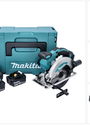 Makita DSS 610 RMJ Akku Handkreissäge 18 V 165 mm + 2x Akku 4,0 Ah + Ladegerät + Makpac - Toolbrothers