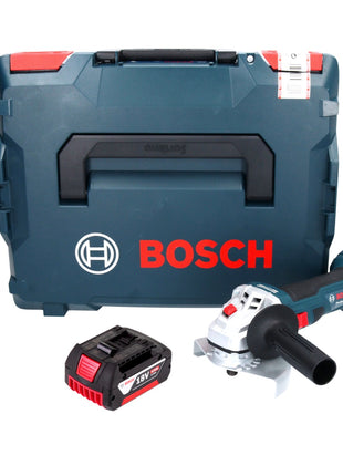 Bosch GWS 18V-7 Professional Akku Winkelschleifer 18 V 125 mm 22,23 mm Brushless + 1x Akku 4,0 Ah  + L-Boxx - ohne Ladegerät