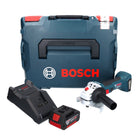 Bosch GWS 18V-7 Professional Akku Winkelschleifer 18 V 125 mm 22,23 mm Brushless + 1x Akku 5,0 Ah + Ladegerät + L-Boxx