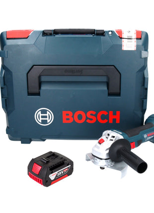 Bosch GWS 18V-7 Professional Akku Winkelschleifer 18 V 125 mm 22,23 mm Brushless + 1x Akku 6,0 Ah  + L-Boxx - ohne Ladegerät