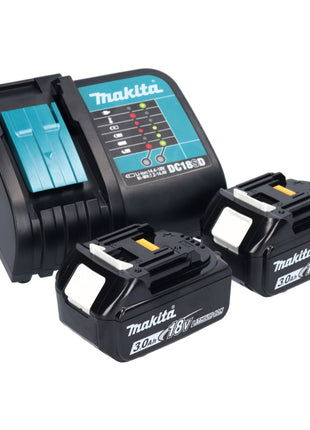 Makita DHP 453 SF2X5 Akku Schlagbohrschrauber 18 V 42 Nm + 2x Akku 3,0 Ah + Ladegerät + 101 tlg. Zubehör Set + Koffer - Toolbrothers