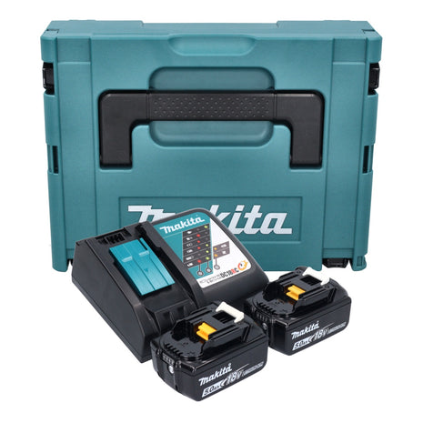 Zestaw Makita Power Source Kit 18 V z akumulatorem 2x BL 1850 B 5,0 Ah + szybka ładowarka DC 18 RC + Makpac ( 197624-2 )