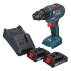 Bosch GSR 18V-55 Trapano avvitatore professionale a batteria 18 V 55 Nm brushless + 2x batteria ricaricabile 2,0 Ah + caricatore
