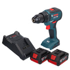 Bosch GSR 18V-55 Trapano avvitatore professionale a batteria 18 V 55 Nm brushless + 2x batteria ricaricabile 5,0 Ah + caricabatterie