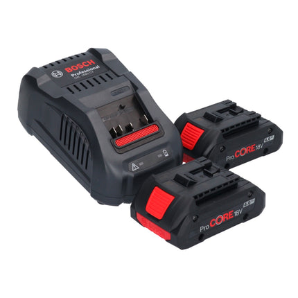 Bosch GBH 18V-28 DC Martello rotativo professionale a batteria 18 V 3,4 J SDS Plus Brushless + 2x batteria ProCORE 4,0 Ah + caricabatterie + XL-Boxx