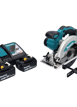 Makita DSS 610 RG Akku Handkreissäge 18 V 165 mm + 2x Akku 6,0 Ah + Ladegerät