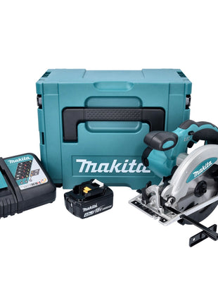 Makita DSS 610 RM1J Akumulatorowa pilarka tarczowa 18 V 165 mm + 1x akumulator 4,0 Ah + ładowarka + Makpac