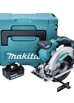 Makita DSS 610 T1J Akku Handkreissäge 18 V 165 mm + 1x Akku 5,0 Ah + Makpac - ohne Ladegerät