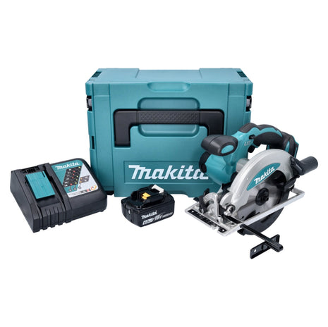 Makita DSS 610 RG1J scie circulaire sans fil 18 V 165 mm + 1x batterie 6,0 Ah + chargeur + Makpac