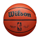 Wilson Basketball NBA Authentic Series Interior/Exterior Cuero Mixto Tamaño: 7 Naranja