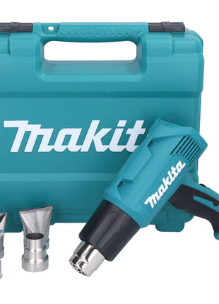 Makita HG 6030 K Heißluftgebläse 1800 W 50 - 600 °C + 4x Düse + Koffer