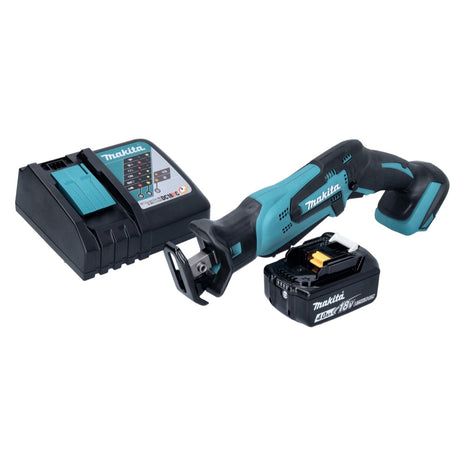 Makita DJR 185 RM1 akumulatorowa pilarka szablasta 18 V + 1x akumulator 4,0 Ah + ładowarka