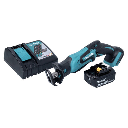 Makita DJR 185 RT1 sega circolare a batteria 18 V + 1x batteria 5,0 Ah + caricabatteria