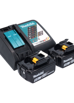 Makita DJR 185 RT Scie sabre récipro sans fil 18 V + 2x Batteries 5,0 Ah + Chargeur