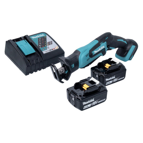 Makita DJR 185 RG batería Sierra sable 18 V + 2x baterías 6,0 Ah + cargador