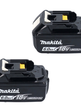 Tronçonneuse à batterie Makita DUC 406 GB 36 V (2x 18 V) 40 cm sans balais + 2x batterie 6,0 Ah - sans chargeur