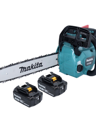 Makita DUC 356 FB Akumulatorowa pilarka łańcuchowa 36 V ( 2x 18 V ) 35 cm bezszczotkowa + 2x akumulator 3,0 Ah - bez ładowarki