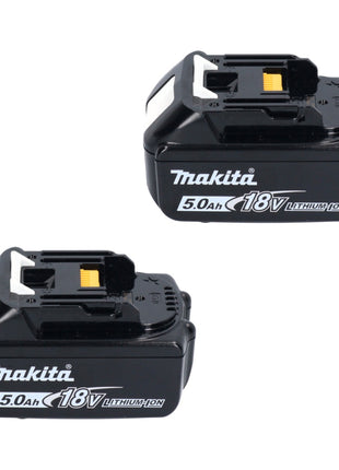 Makita DUC 356 TB Akumulatorowa pilarka łańcuchowa 36 V ( 2x 18 V ) 35 cm bezszczotkowa + 2x akumulator 5,0 Ah - bez ładowarki