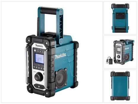 Makita DMR 116 radio da cantiere a batteria 14,4 - 18 V AM FM AUX Solo - senza batteria, senza caricabatterie