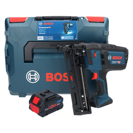 Bosch GNH 18V-64 Cloueur sans fil 18 V 64 mm 1,6 mm + 1x Batterie ProCORE 8,0 Ah + Coffret L-Boxx - sans chargeur