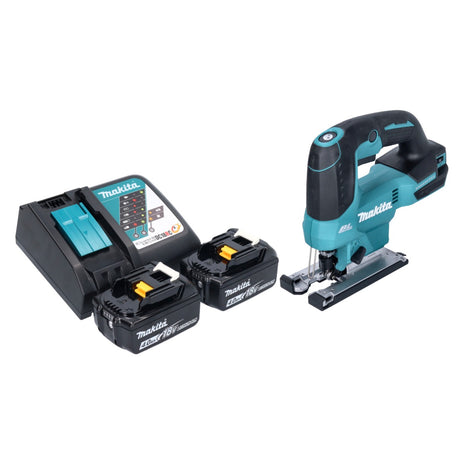 Makita DJV 184 RM Akku Pendelhub Stichsäge 18 V Brushless + 2x Akku 4,0 Ah + Ladegerät - Toolbrothers