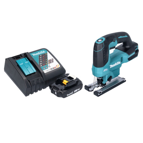 Makita DJV 184 RA1 sierra de calar pendular a batería 18 V sin escobillas + 1x batería 2,0 Ah + cargador