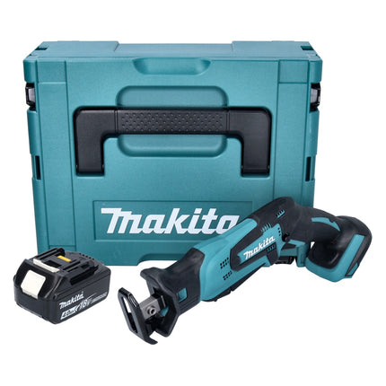 Makita DJR 185 M1J sega alternativa a batteria 18 V + 1x batteria 4,0 Ah + Makpac - senza caricabatterie
