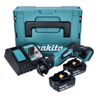 Sega alternativa a batteria Makita DJR 185 RTJ 18 V + 2x batteria 5,0 Ah + caricabatterie + Makpac