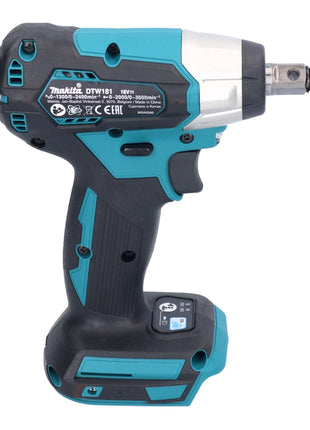 Makita DTW 181 A1 Clé à choc sans fil 18 V 210 Nm 1/2" Brushless + 1x batterie 2,0 Ah - sans chargeur