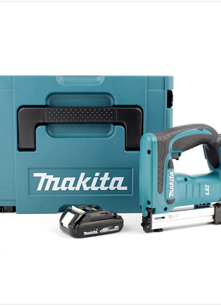 Makita DST 221 Y1J 18 V Li-Ion Akku Tacker im MAKPAC inkl. BL 1815 N Akku - Toolbrothers